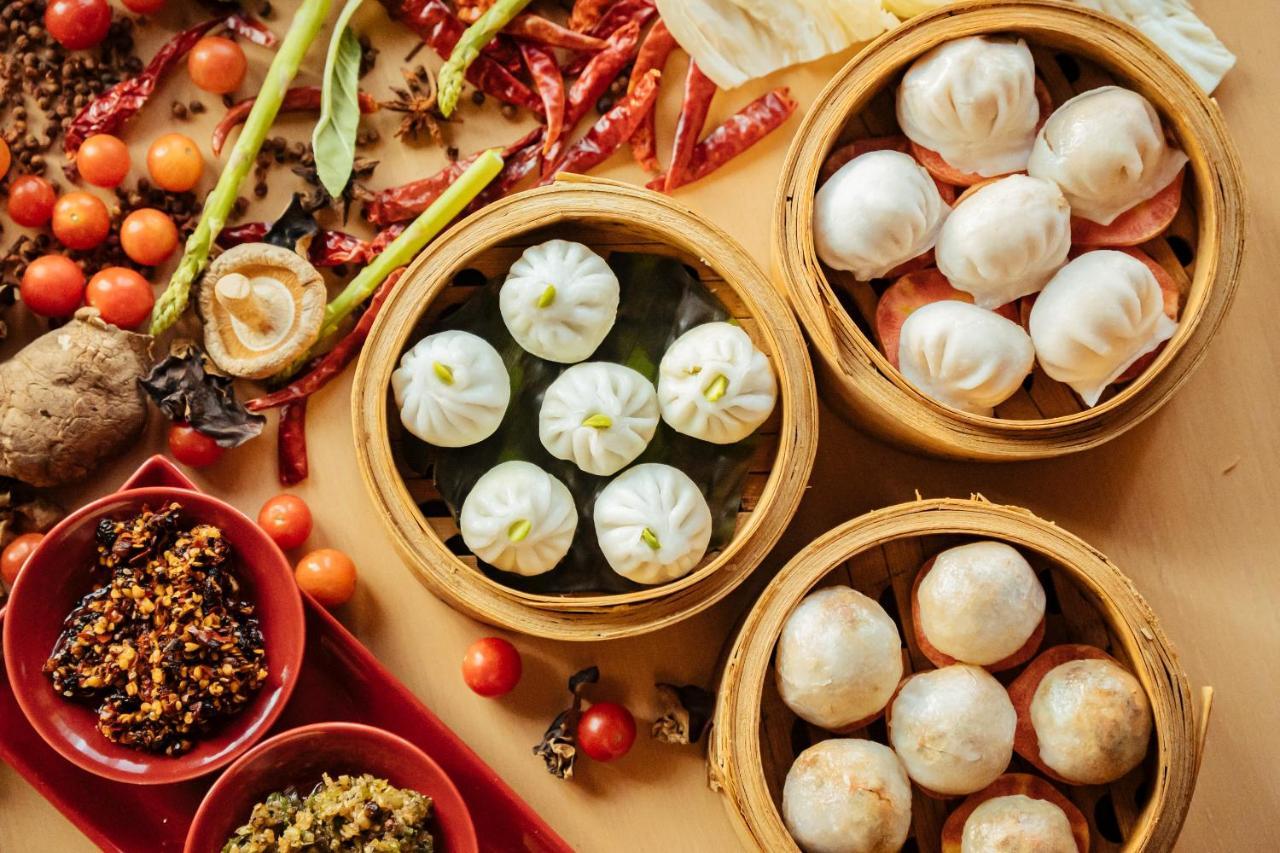 Hyatt Regency Lucknow Gomti Nagar Otel Dış mekan fotoğraf Dim sum